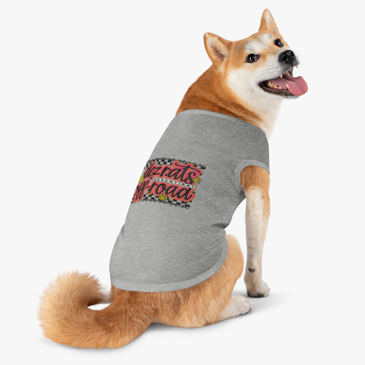 DEZRATS AIRBRUSHED DOG TANK TOP