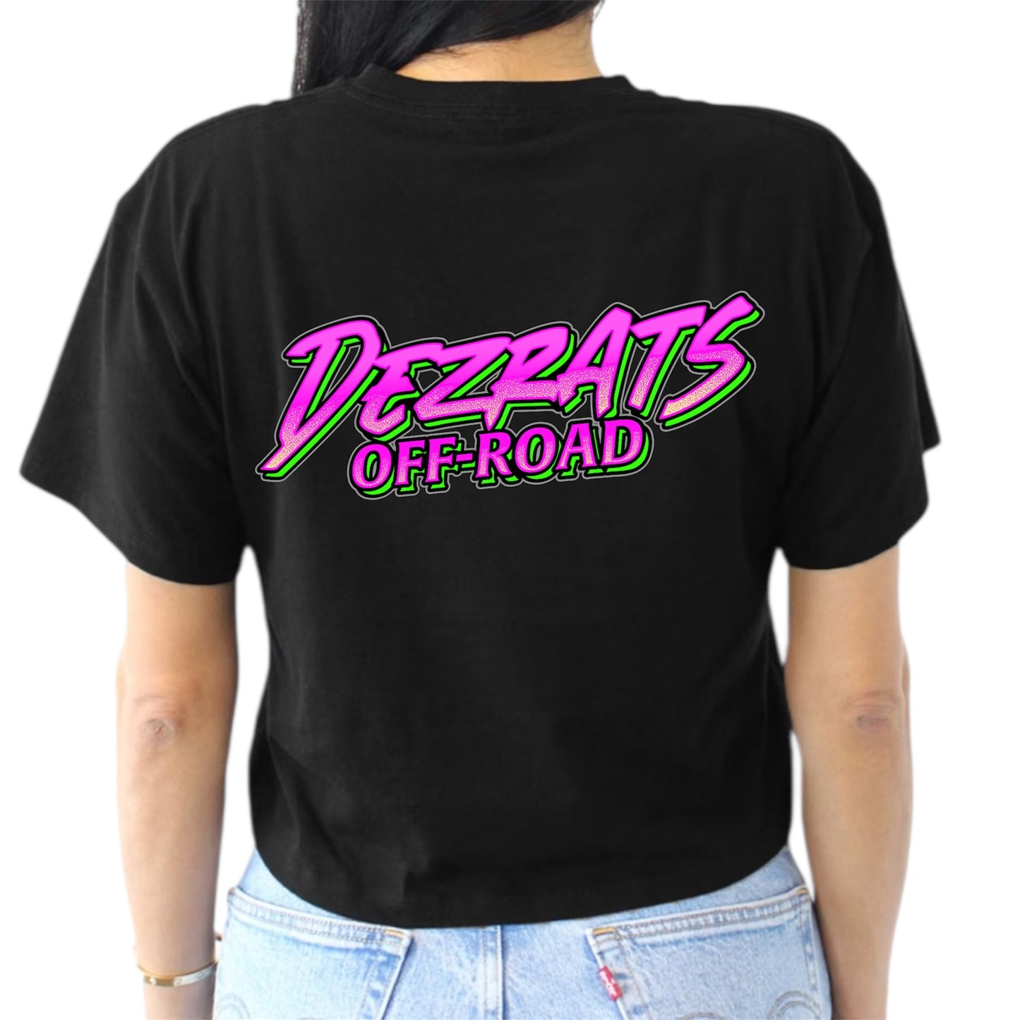 Neon Logo Crop T-shirt