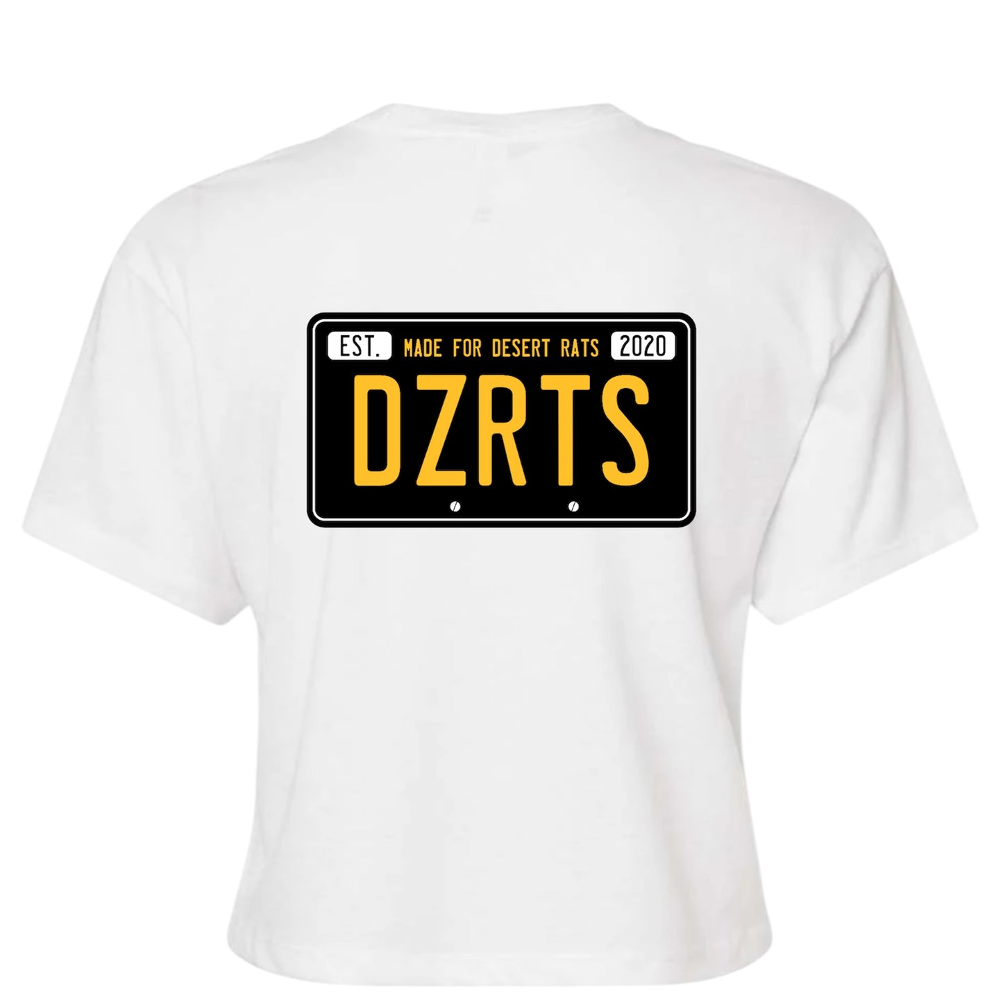 License Plate Crop T-shirt