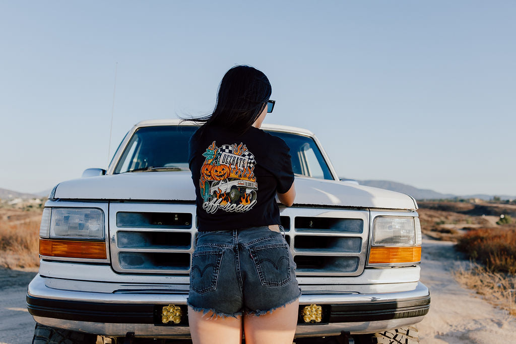 Halloween Bronco Crop T-shirt