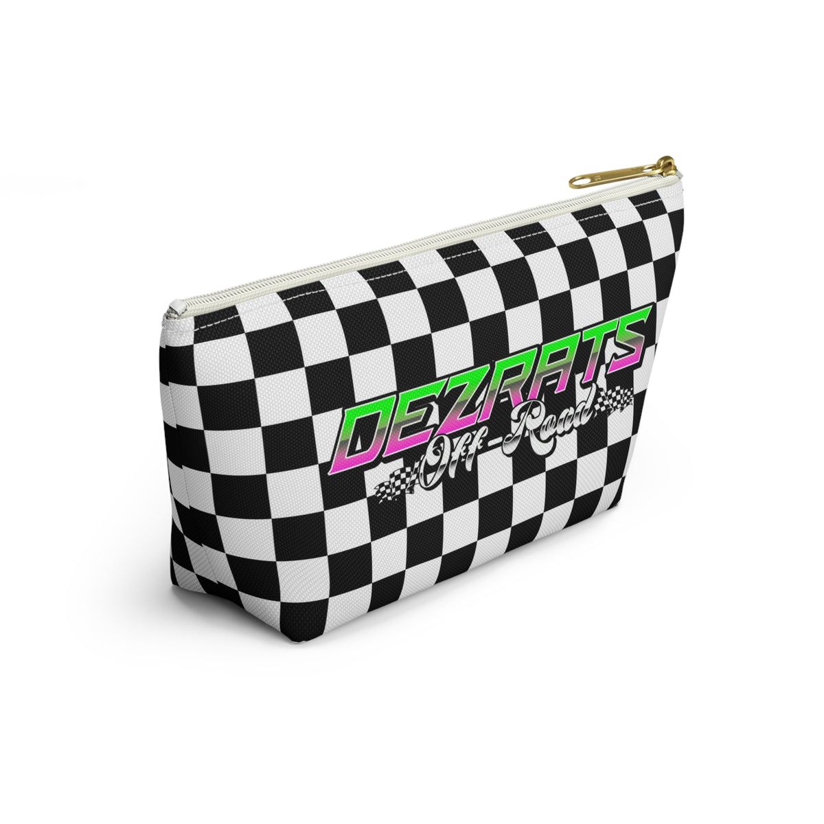 DEZRATS OFF-ROAD CHECKERED ACCESSORY POUCH