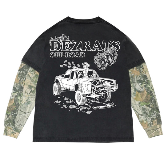 Trucks & Money Camo Long Sleeve