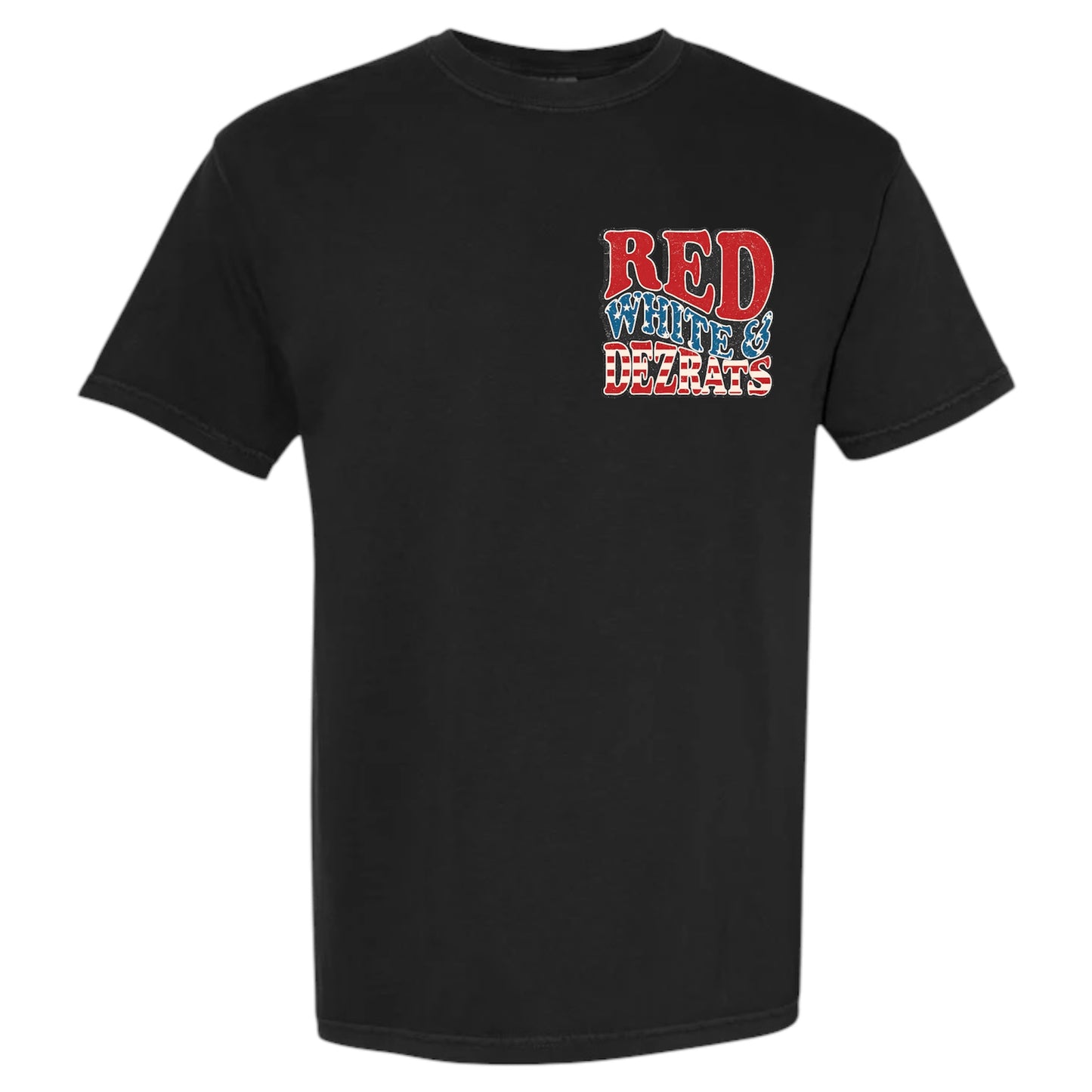 Red White & Dezrats Tee