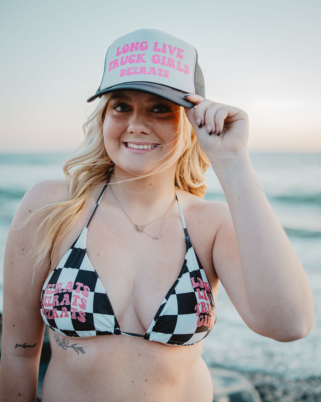 LONG LIVE TRUCK GIRLS TRUCKER HAT