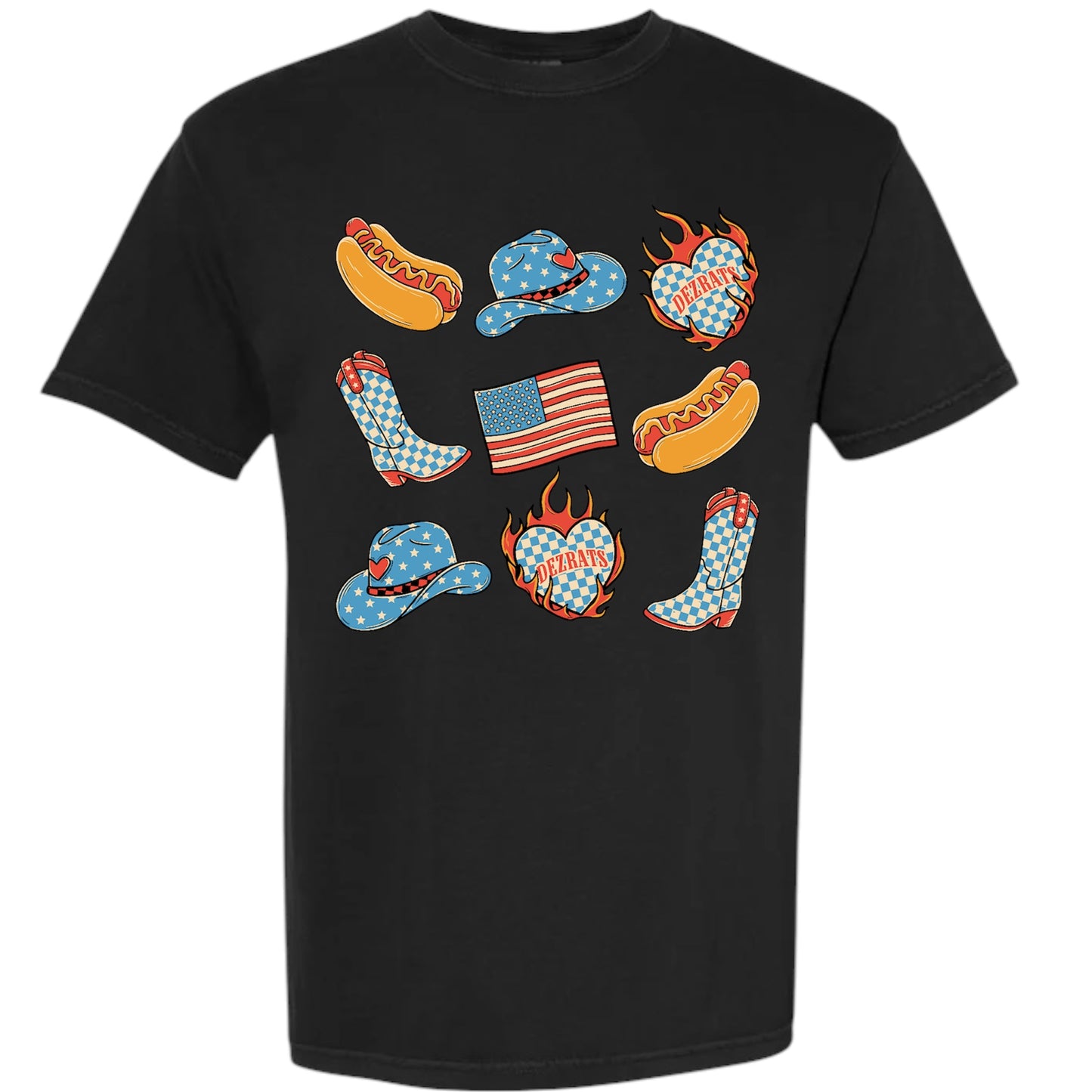 Stars, Stripes & Hot Dogs Tee