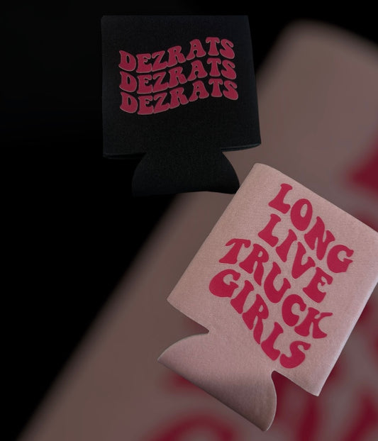 Long Live Truck Girls Koozies
