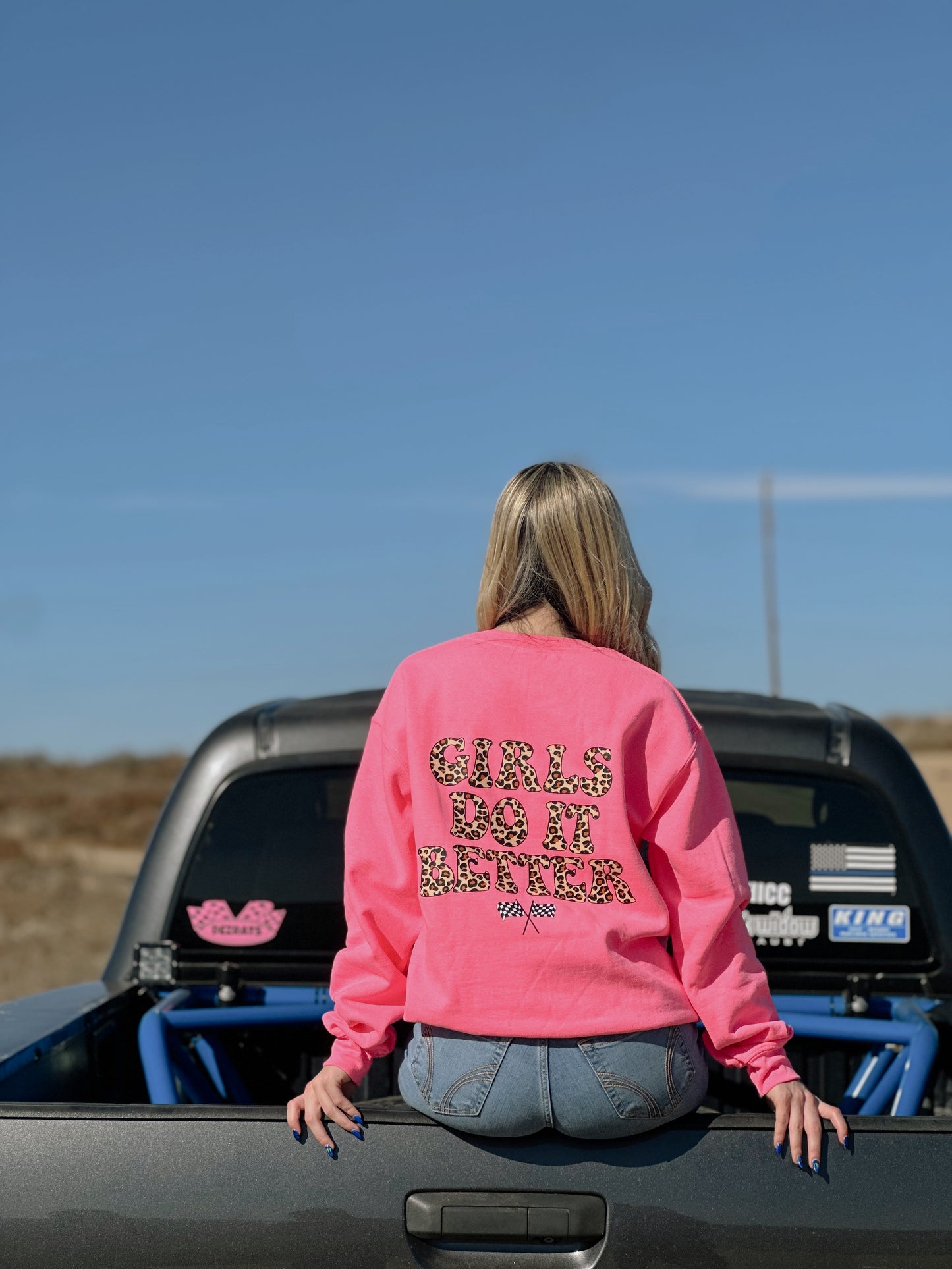 Girls do it better crewneck sweatshirt