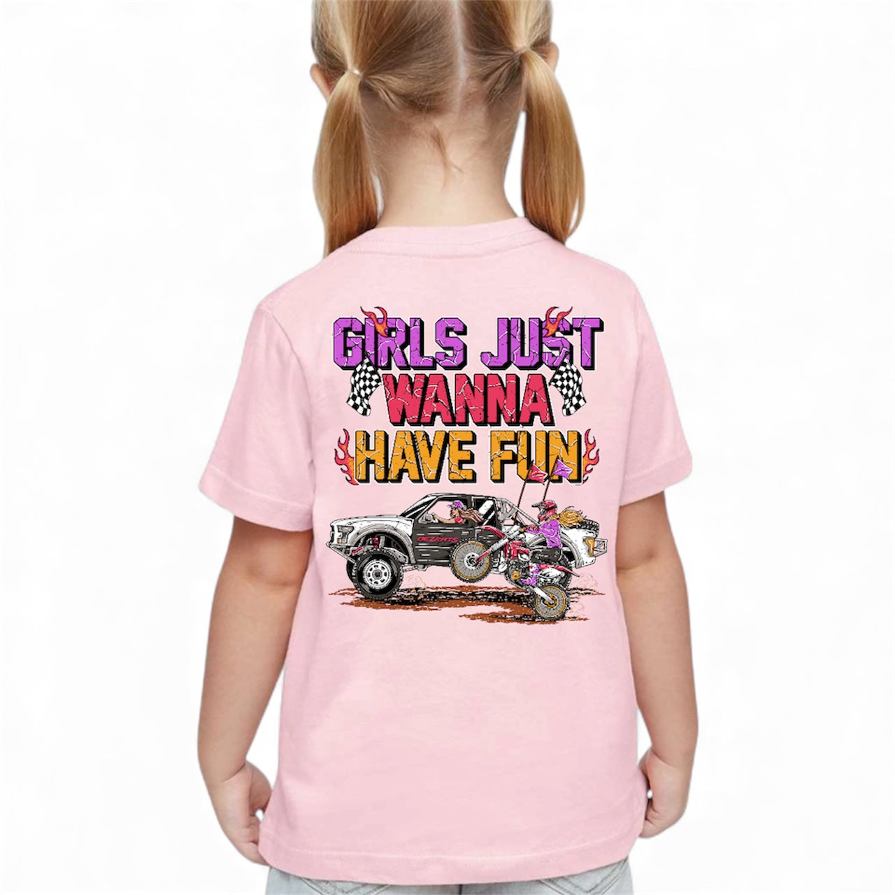 Toddler Girls Just Wanna Have Fun T-shirt