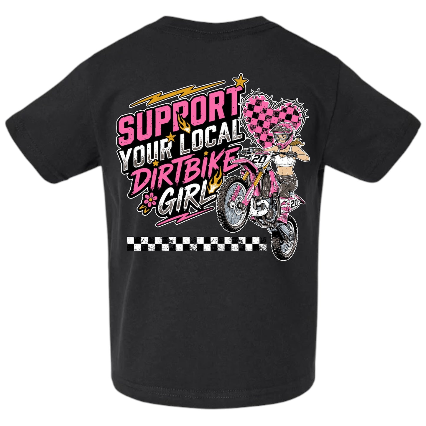 Dirtbike Girl Toddler/ Youth Tee