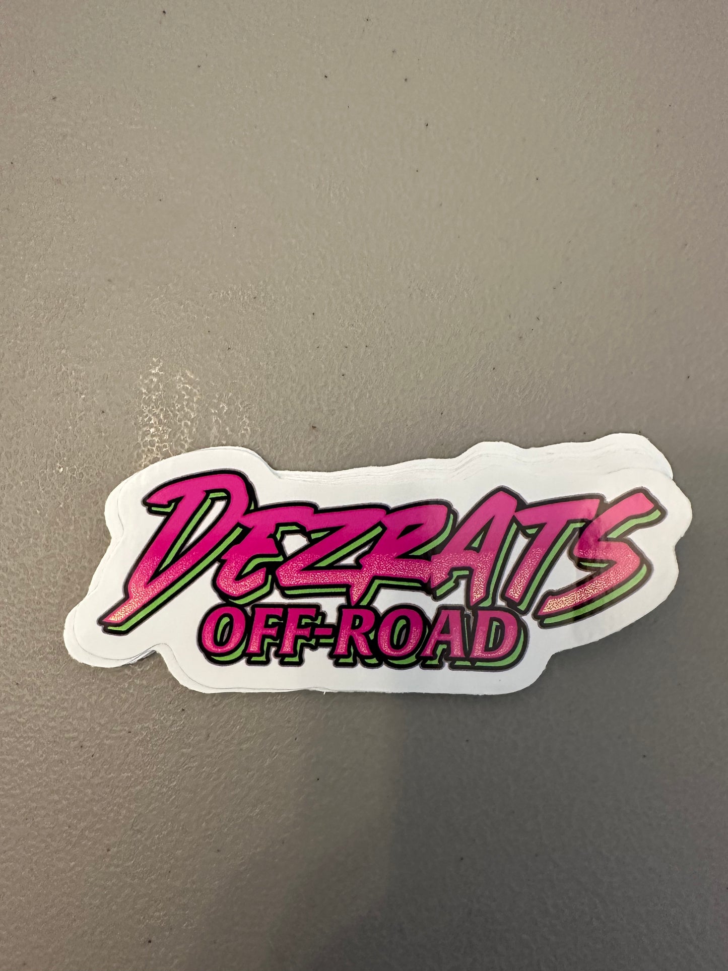 Neon Logo Sticker