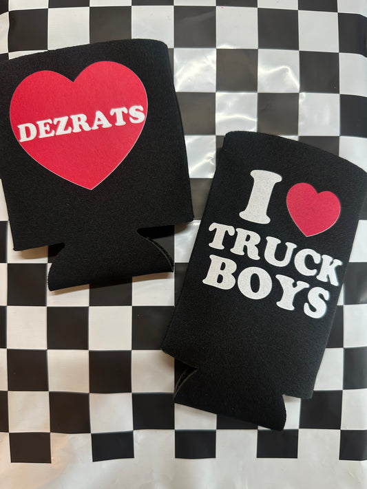 I ❤️ TRUCK BOYS KOOZIE