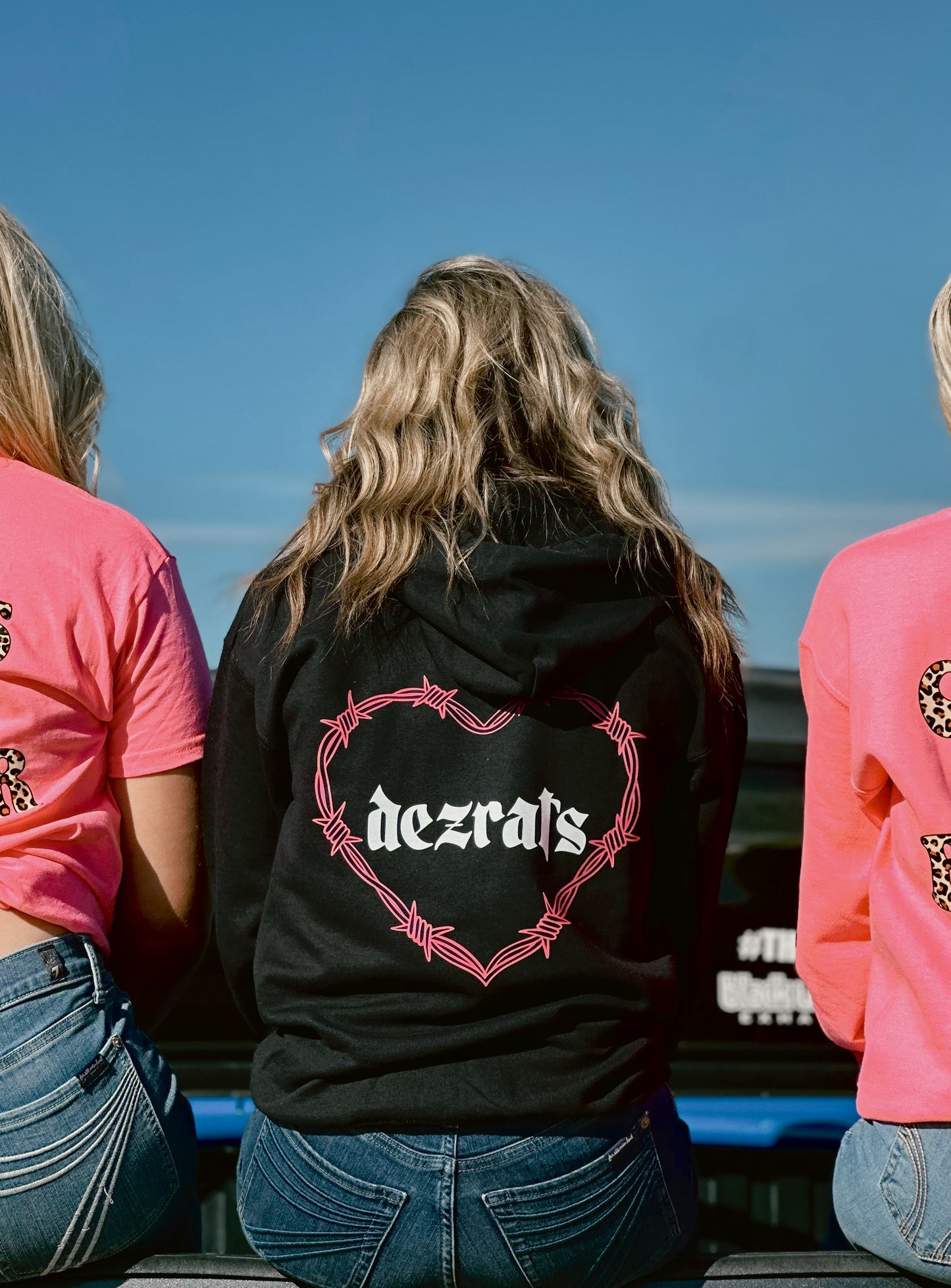 Barbed Wire Heart Zip Up Hoodie