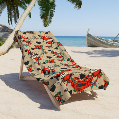 Tatted Mama Beach Towel