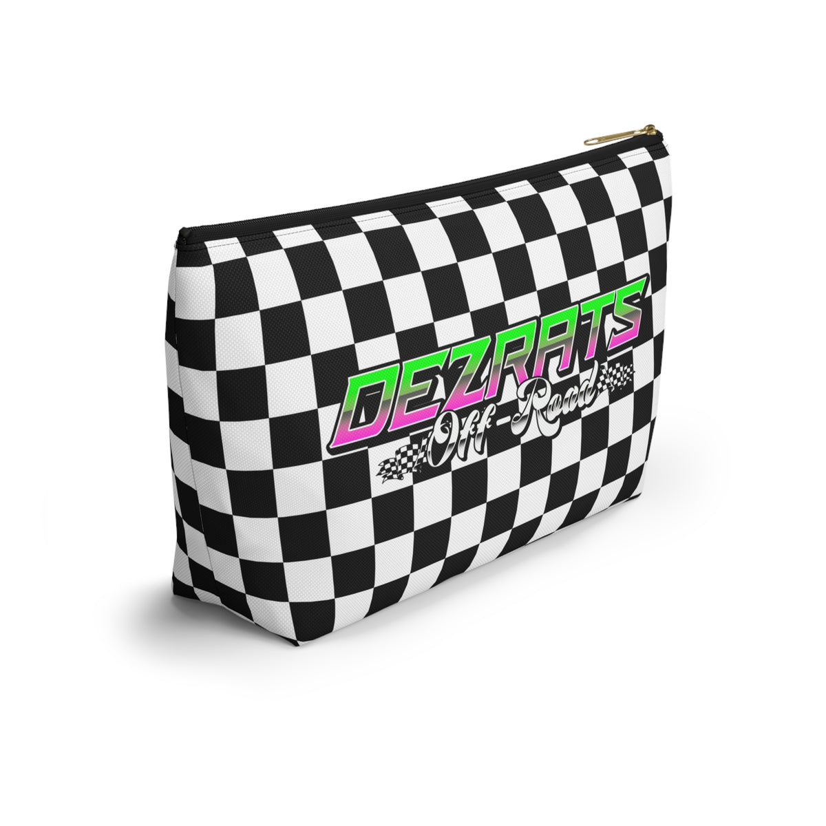 DEZRATS OFF-ROAD CHECKERED ACCESSORY POUCH