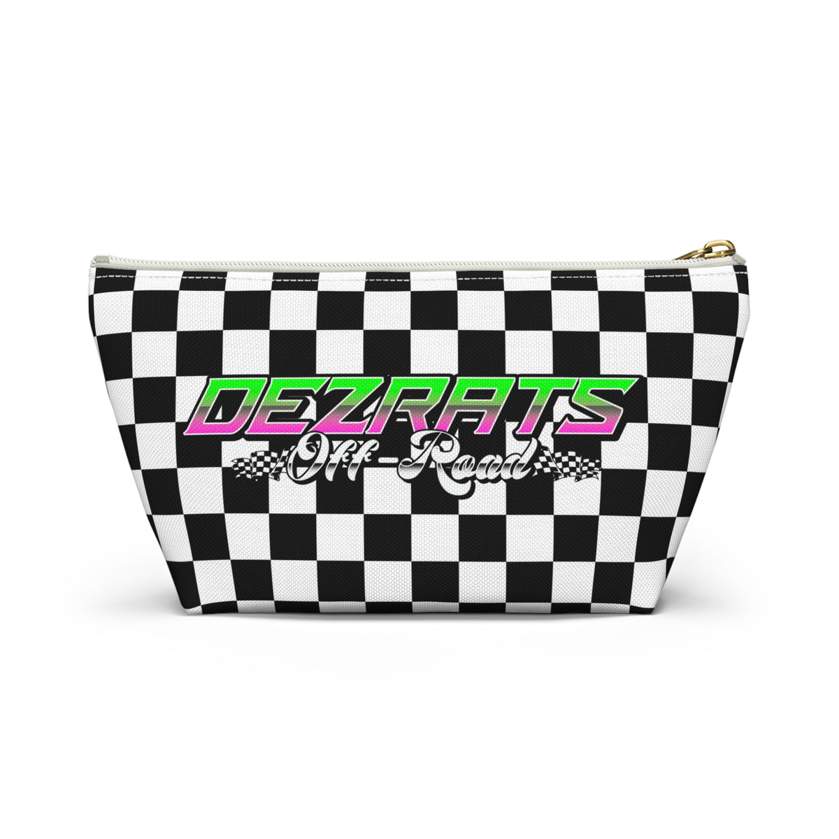 DEZRATS OFF-ROAD CHECKERED ACCESSORY POUCH