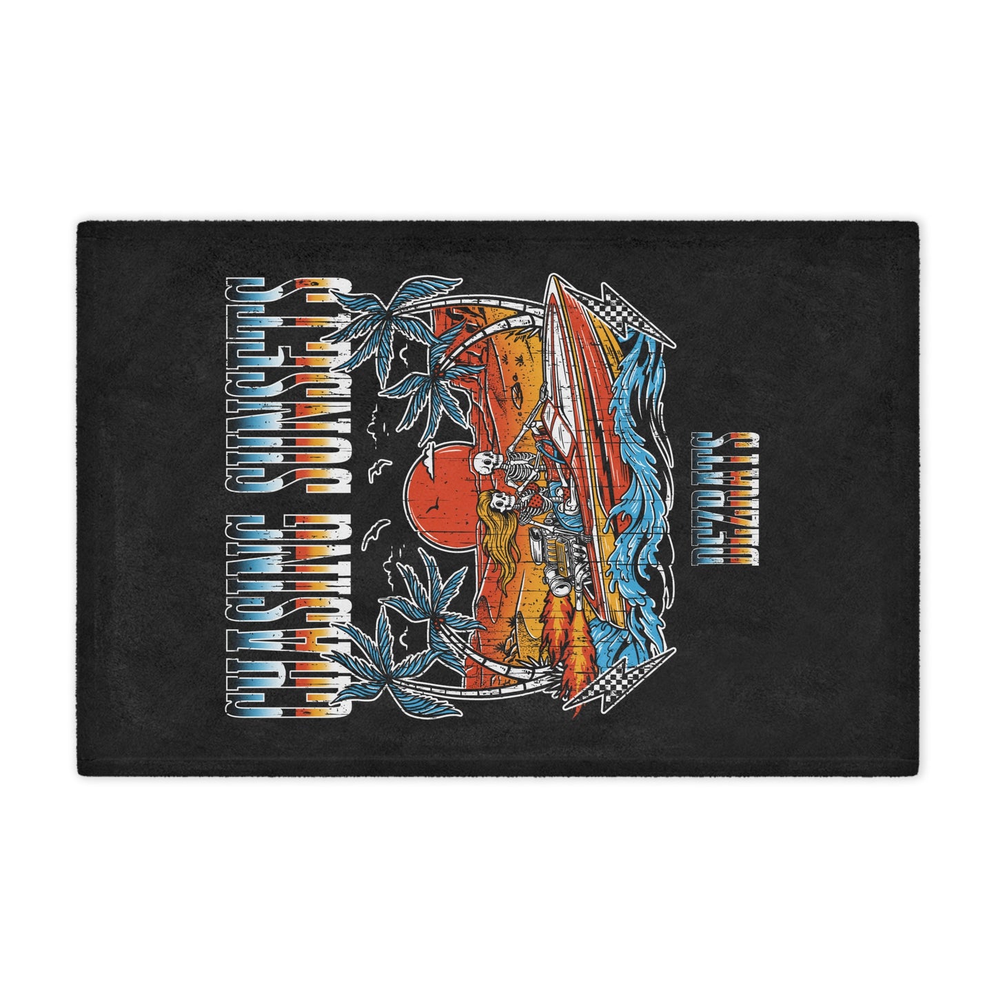 Chasing Sunsets Minky Blanket