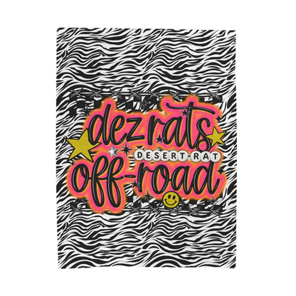 AIRBRUSHED DEZRATS PLUSH BLANKET