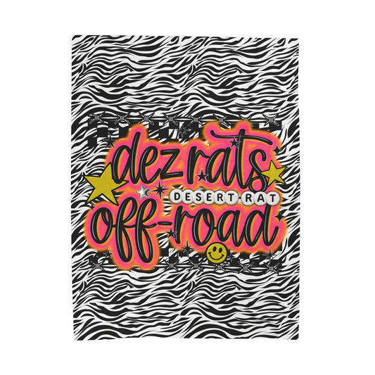 AIRBRUSHED DEZRATS PLUSH BLANKET