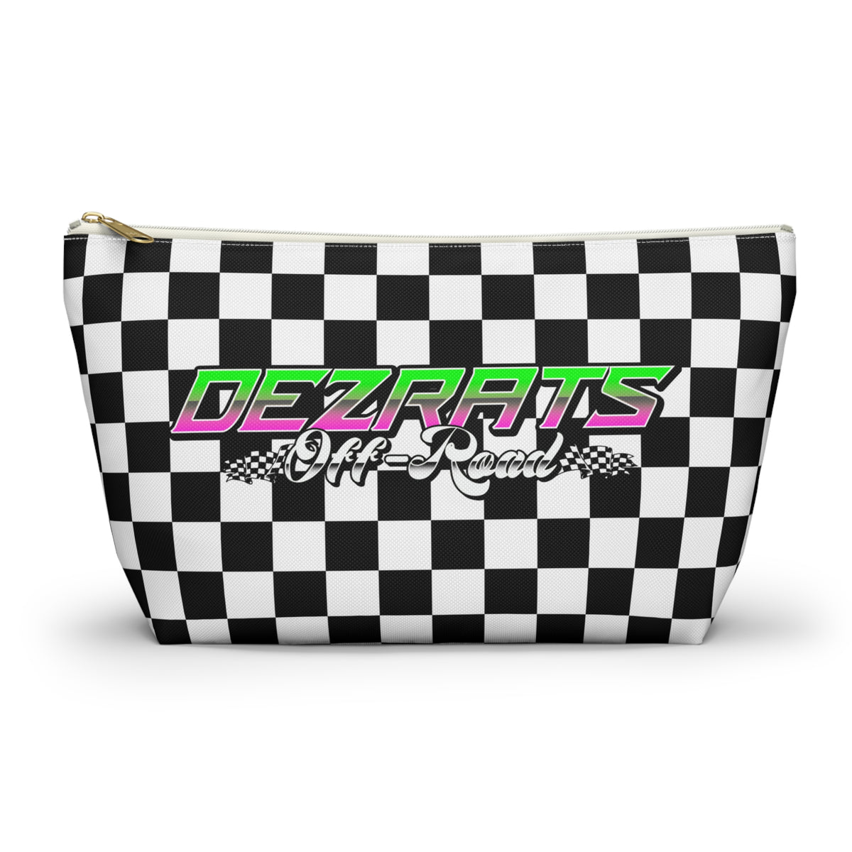 DEZRATS OFF-ROAD CHECKERED ACCESSORY POUCH