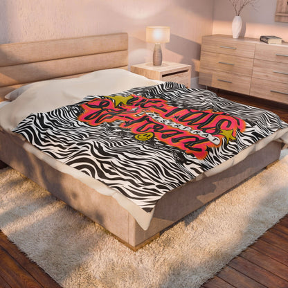 AIRBRUSHED DEZRATS PLUSH BLANKET