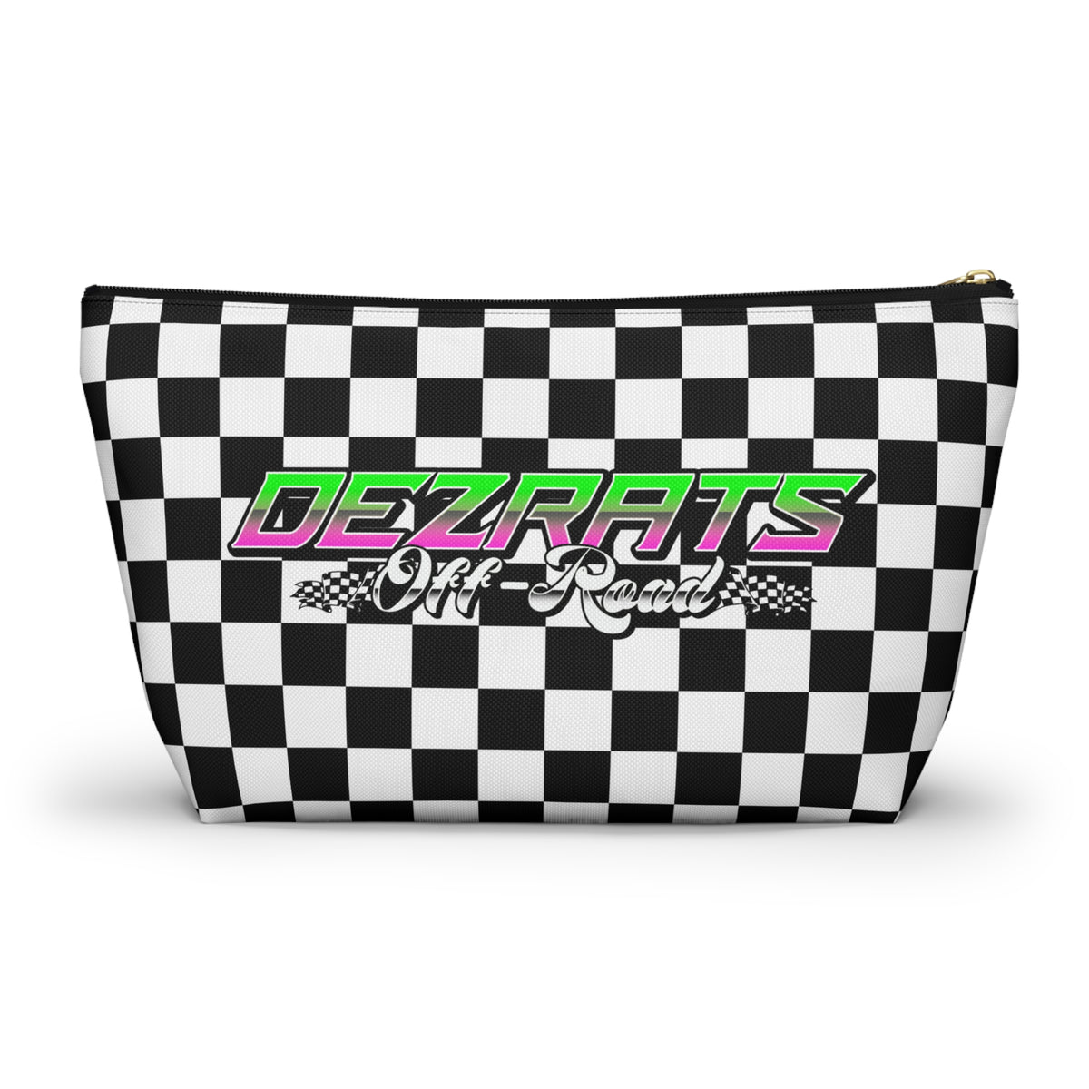 DEZRATS OFF-ROAD CHECKERED ACCESSORY POUCH