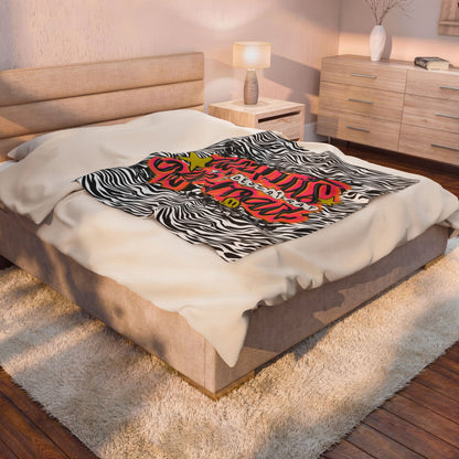 AIRBRUSHED DEZRATS PLUSH BLANKET