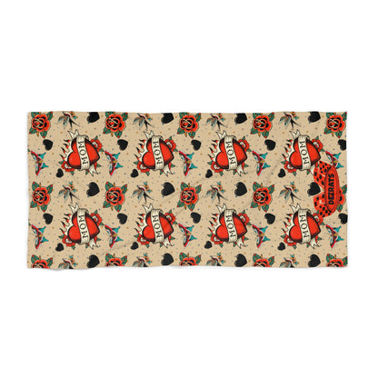 Tatted Mama Beach Towel
