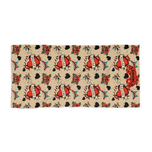 Tatted Mama Beach Towel