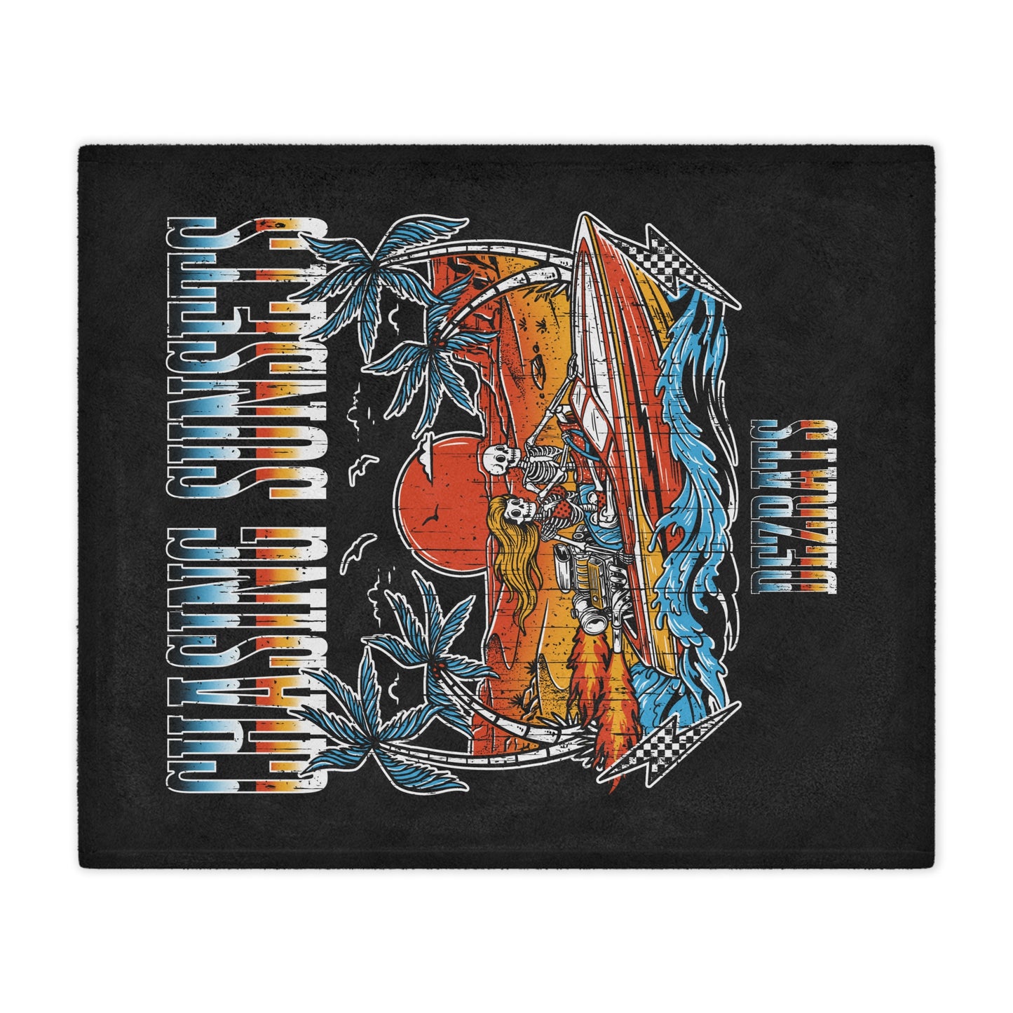 Chasing Sunsets Minky Blanket