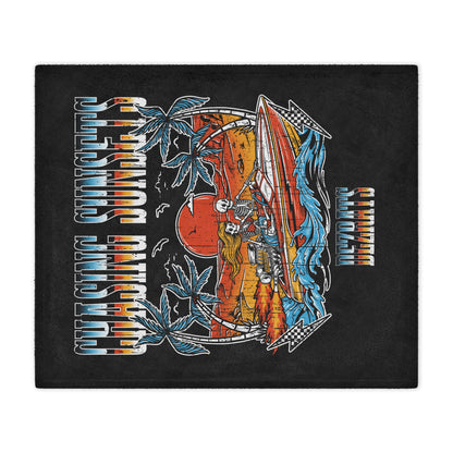 Chasing Sunsets Minky Blanket