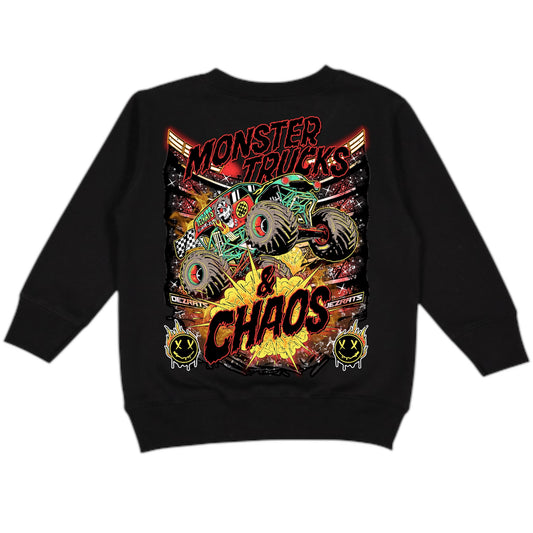 Toddler Monster Trucks & Chaos Crewneck