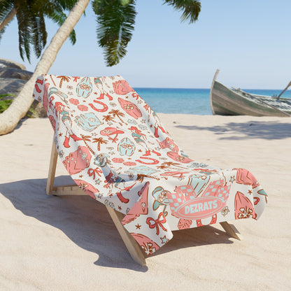 Coastal Cowgirl Beach Towel