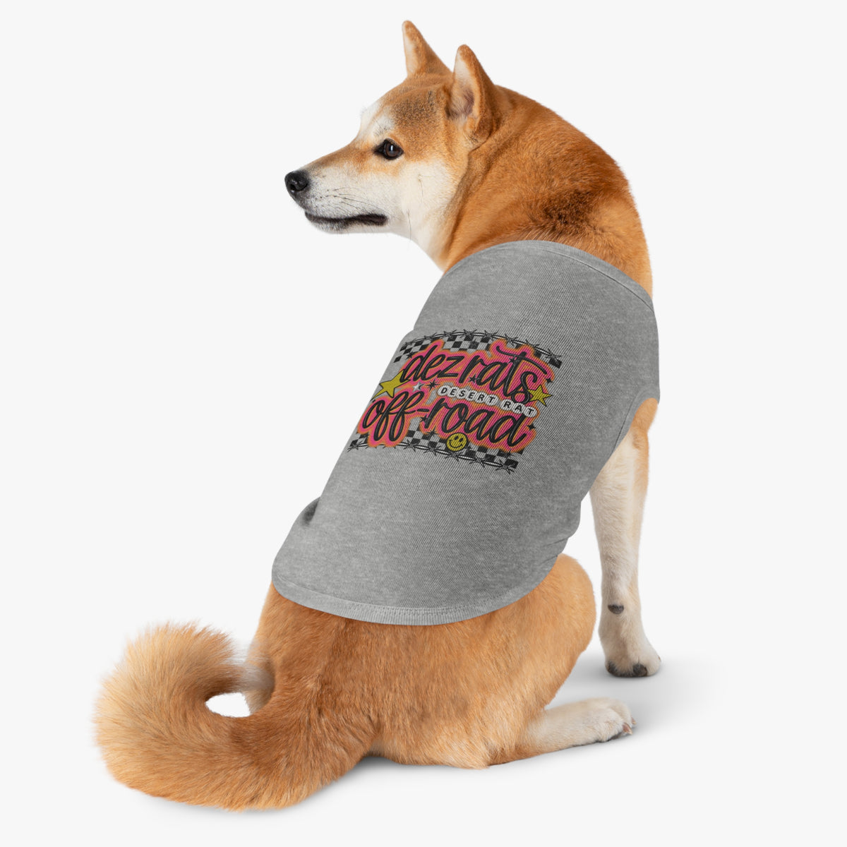 DEZRATS AIRBRUSHED DOG TANK TOP