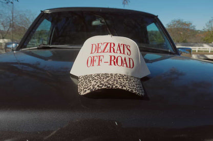 Leopard Print Embroidered Hat