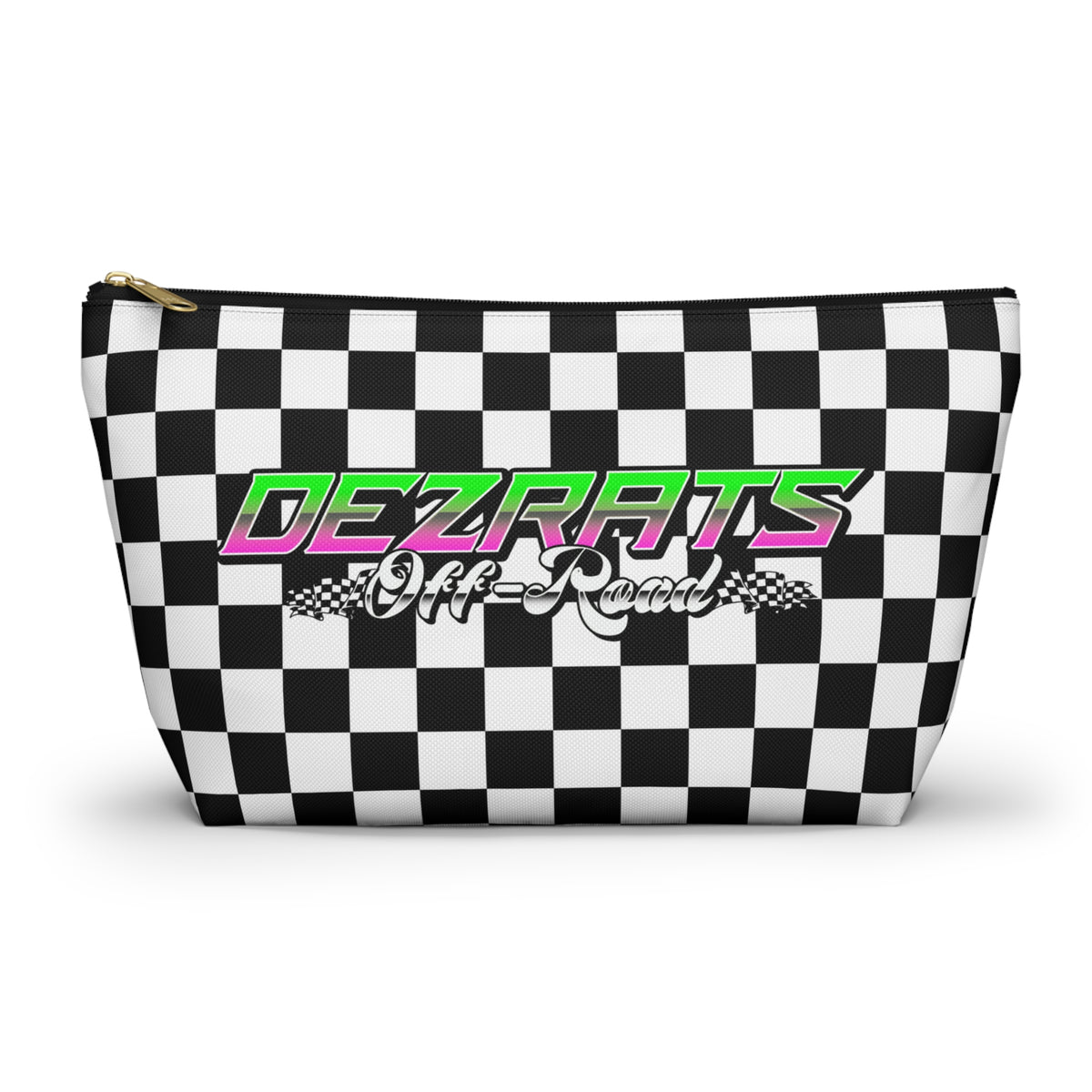 DEZRATS OFF-ROAD CHECKERED ACCESSORY POUCH