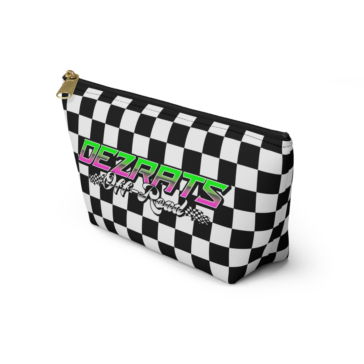 DEZRATS OFF-ROAD CHECKERED ACCESSORY POUCH