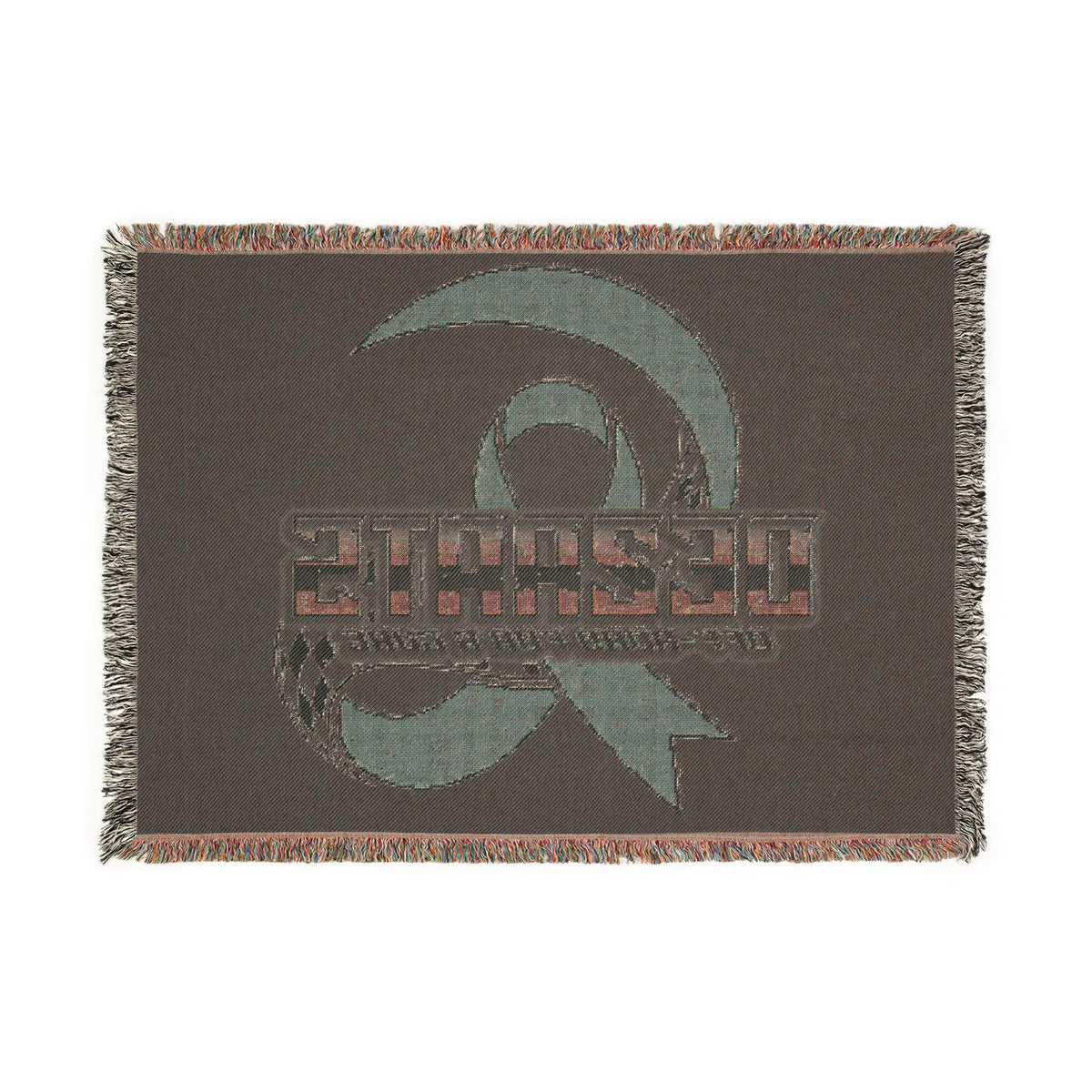 Breast Cancer Woven Blanket