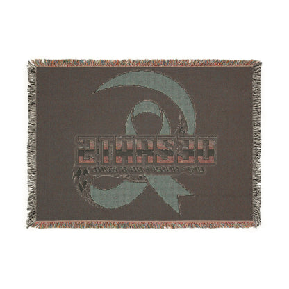 Breast Cancer Woven Blanket