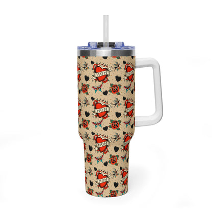 Tatted Mama Tumbler, 40oz