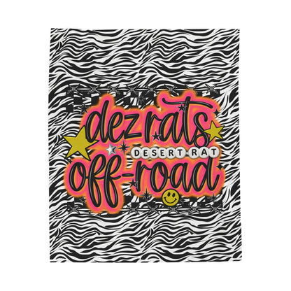 AIRBRUSHED DEZRATS PLUSH BLANKET