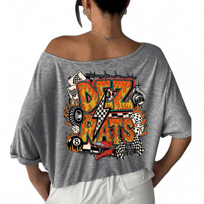 Full Throttle Off the Shoulder Crop