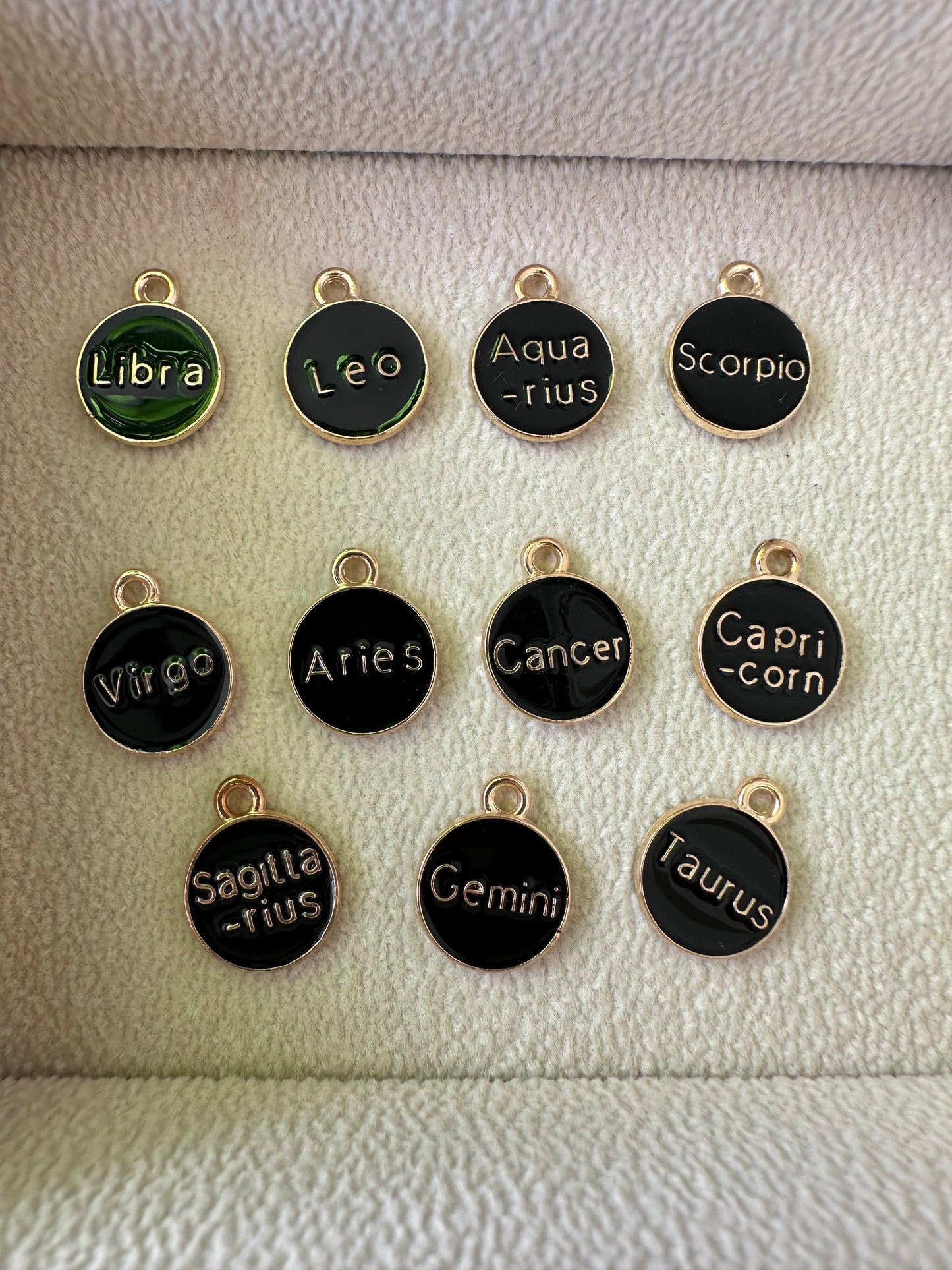 Letter & Zodiac Charms