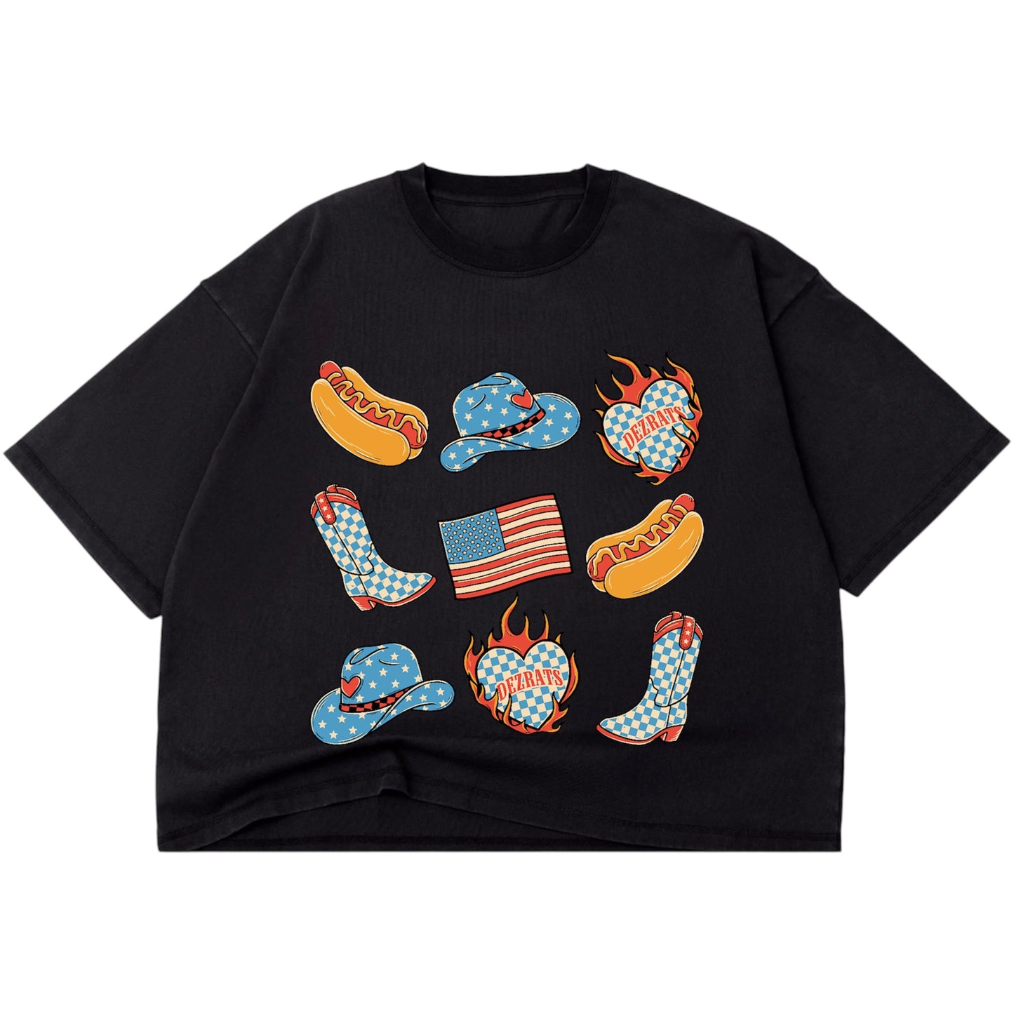 Stars, Stripes & Hot Dogs Tee