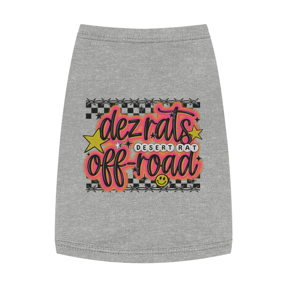 DEZRATS AIRBRUSHED DOG TANK TOP
