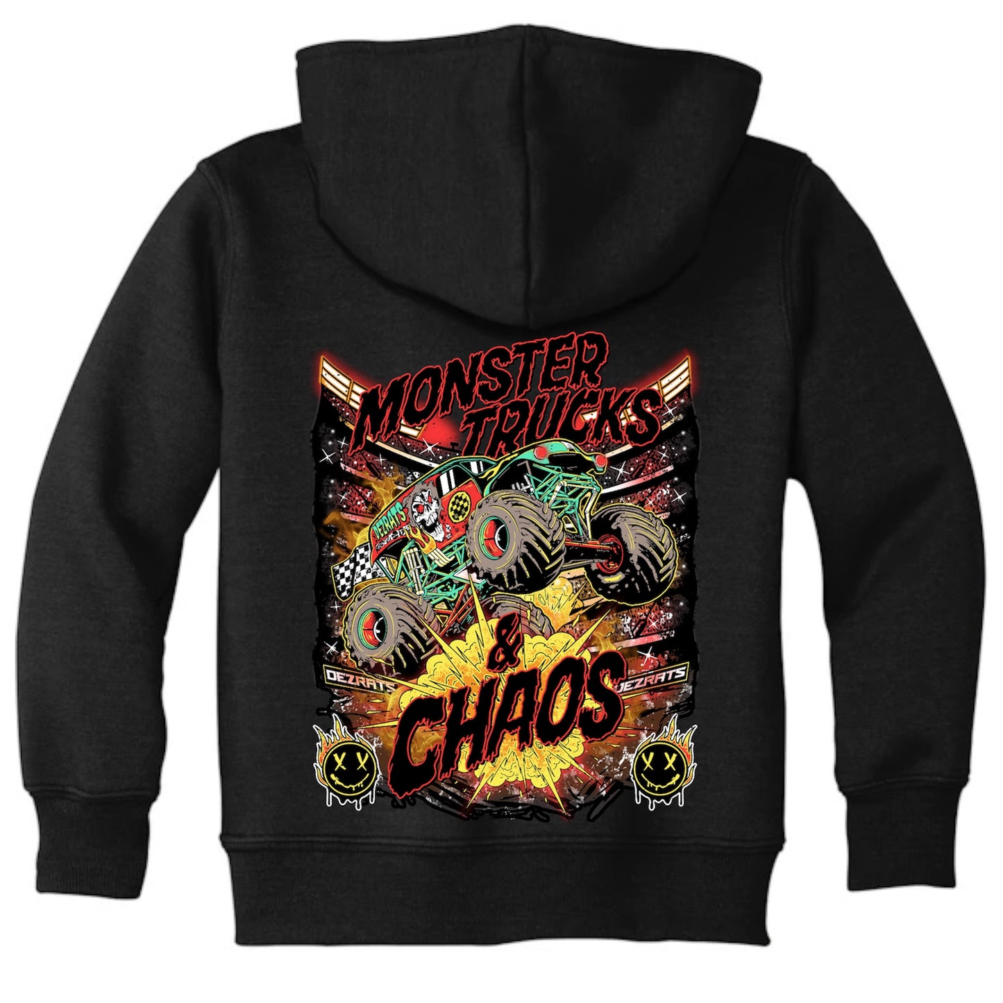 Toddler Monster Trucks & Chaos Hoodie