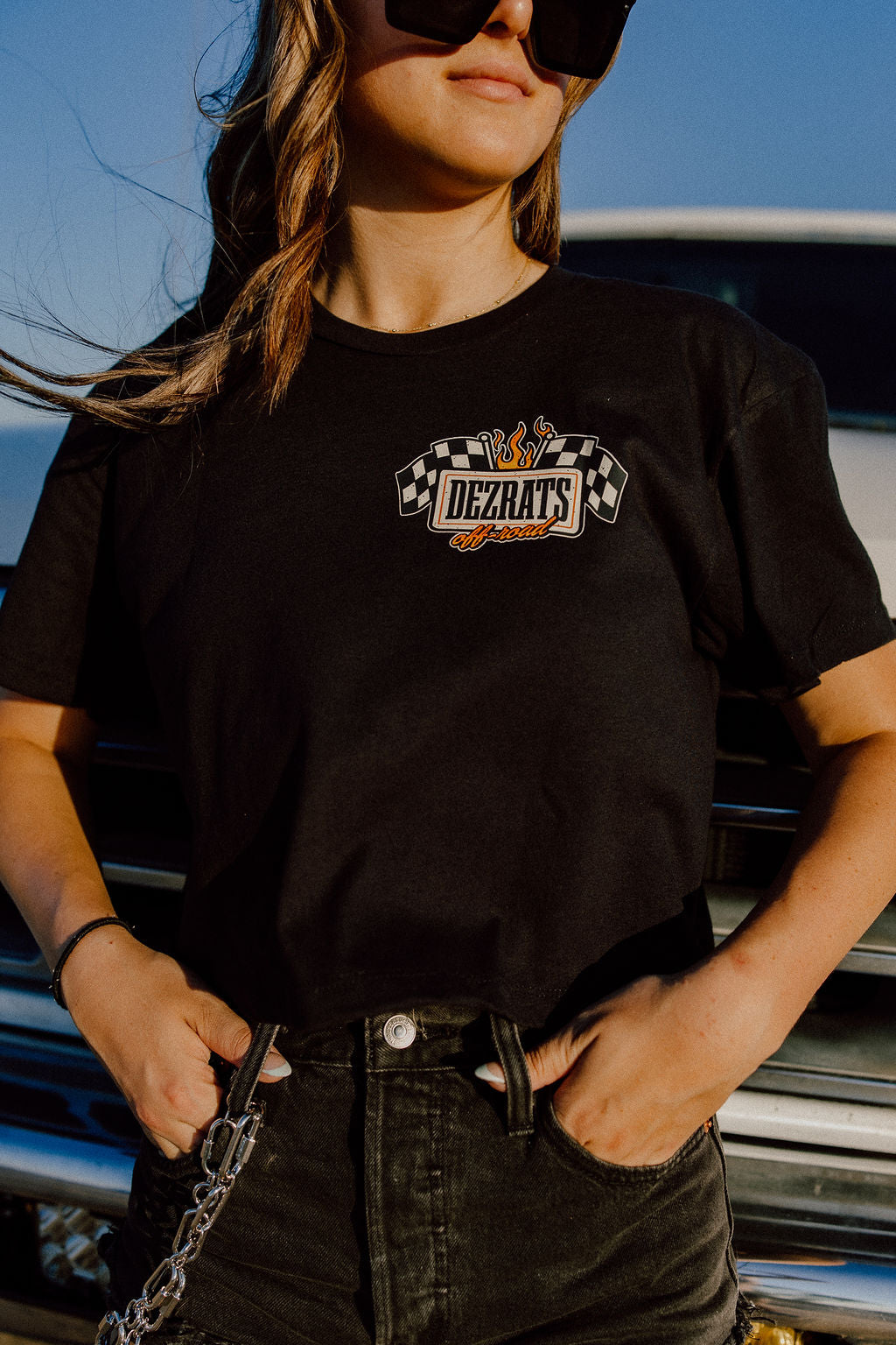 Halloween Bronco Crop T-shirt