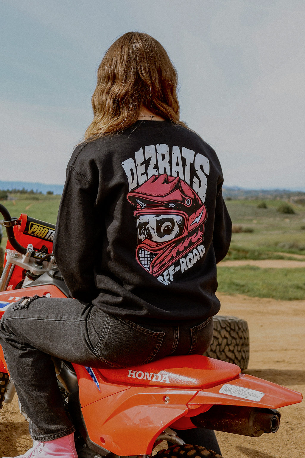 Moto Crewneck Sweatshirt