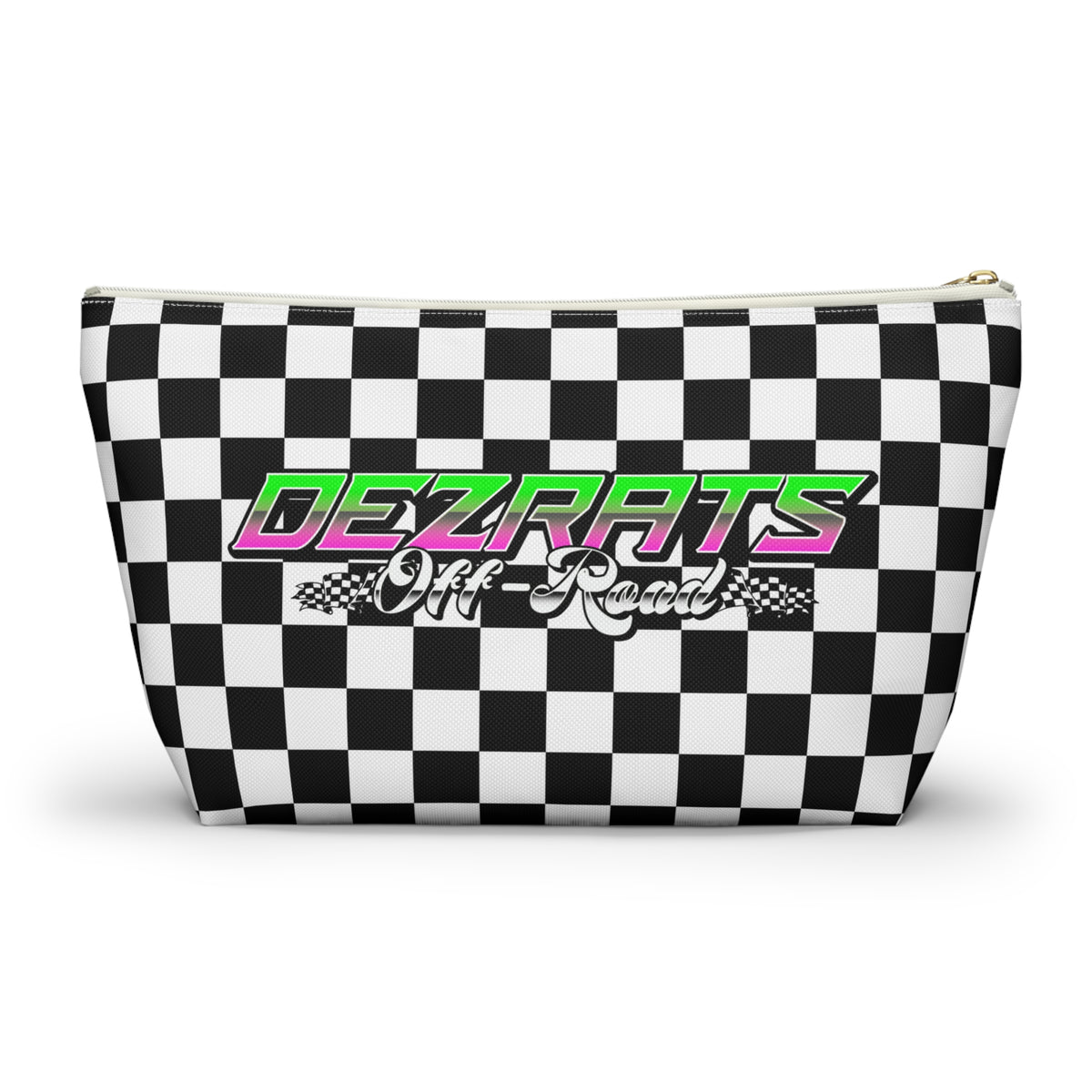 DEZRATS OFF-ROAD CHECKERED ACCESSORY POUCH