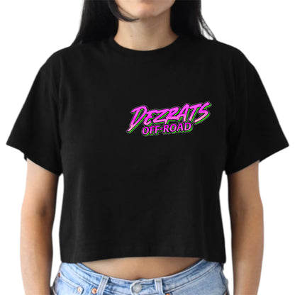 Neon Logo Crop T-shirt