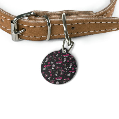 PRETTY IN PINK PET TAG